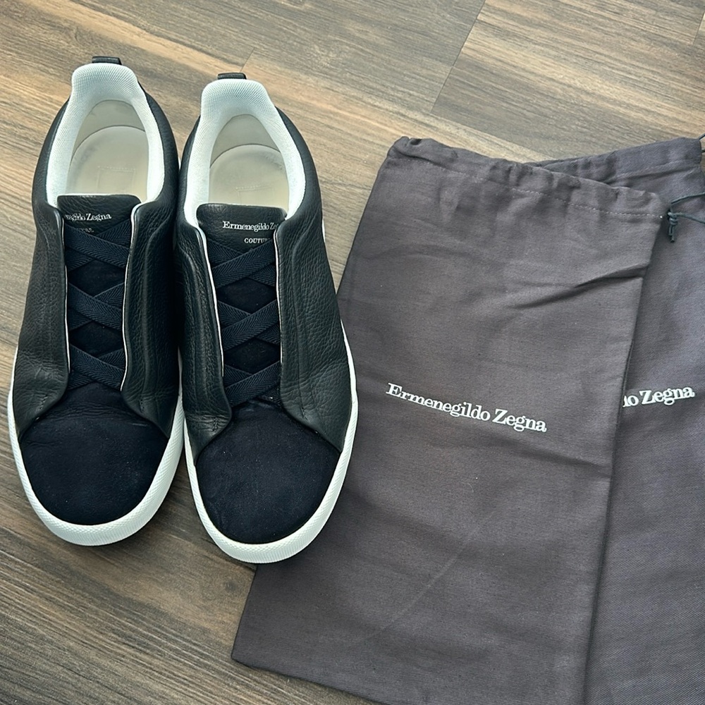 Ermenegildo Zegna Triple Stitch Sneakers